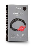 knebel-ball gag with pvc ball - red