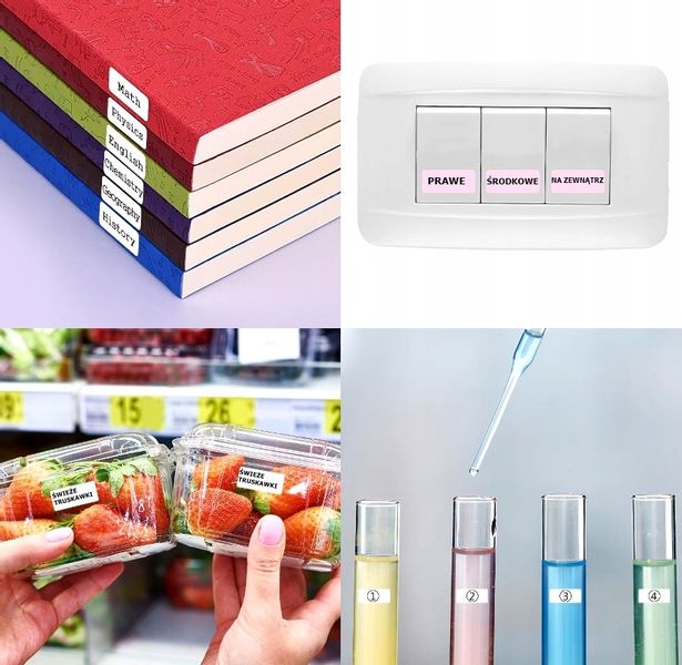 NIIMBOT Naklejki Termiczne DO KABLI12.5x109 65szt 12.5x109_65szt_BIAŁY zdjęcie 8