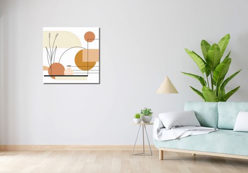 Obraz 70x70cm Terrakotowy Krzyk na Arena.pl