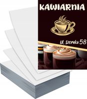 Ulotki A6 5000szt reklamowe firmowe dużo wzorów KAWIARNIA KAWA