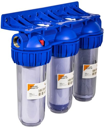 FILTR DO WODY WSTĘPNY KORPUS OBUDOWA FI 1'' GW 3-STOPNIOWY + WKŁADY na Arena.pl