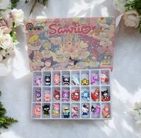 Kalendarz Adwentowy Dla Dzieci Sanrio Kuromi Figurki 24 szt Zestaw Zabawka