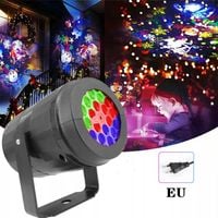 ŚWIĄTECZNY PROJEKTOR LED LASEROWY RZUTNIK NA DOM DO POKOJU MOTYW ŚWIĘTA