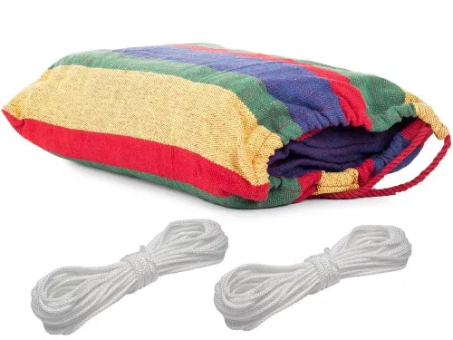 Hamak dwuosobowy ogrodowy XXL duży 200kg 200x150 na Arena.pl