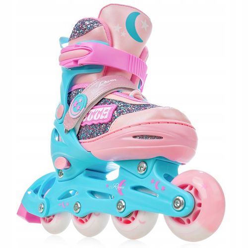 Rolki Regulowane RAVEN Etta 30-33 Kółka LED na Arena.pl