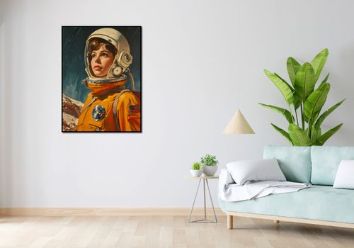 Plakat 75x100cm Pionierka Kosmosu na Arena.pl