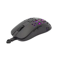 Mysz gamingowa White Shark TRISTAN Czarna RGB 12.800 dpi