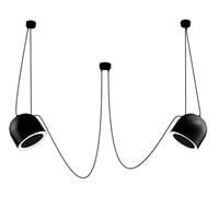 LAMPA wisząca DOBO 9036 Shilo metalowa OPRAWA modernistyczny zwis czarny