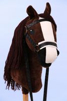 HOBBY HORSE ZESTAW A4 MAŁY KONIK + WODZE + KANTAR MINI PREZENT DLA DZIECKA