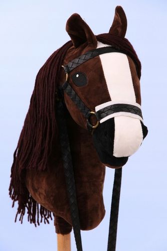 HOBBY HORSE ZESTAW A4 MAŁY KONIK + WODZE + KANTAR MINI PREZENT DLA DZIECKA na Arena.pl