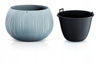 doniczka kula beton bowl dkb240 z wkładem | beton
