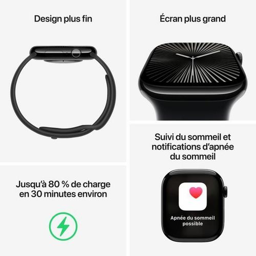 Smartwatch Apple Watch Series 10 Czarny na Arena.pl