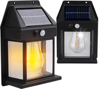 2x LAMPA SOLARNA KINKIET ULICZNA WODOODPORNA Z CZUJNIKIEM ZMIERZCHU RUCHU