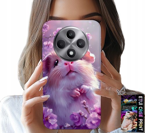 ETUI DO OPPO RENO12 F / 12FS 5G - SŁODKI CHOMIK, GRYZONIE WZORY DLA DZIECI na Arena.pl