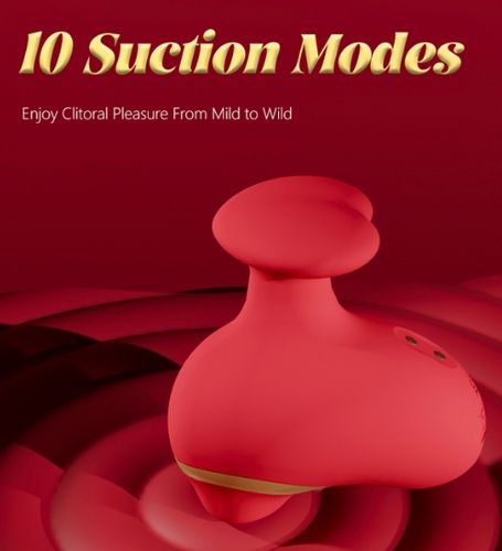 Czerwony masażer łechtaczki z serduszkiem na Arena.pl