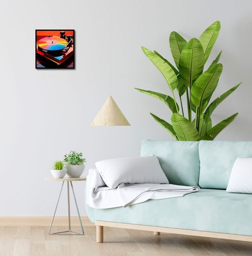 Plakat 30x30cm Wibracje Retro Winyli na Arena.pl