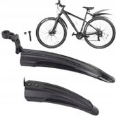 UNIWERSALNE BŁOTNIKI ROWEROWE KOMPLET PRZÓD TYŁ ROWER CZARNE ZESTAW