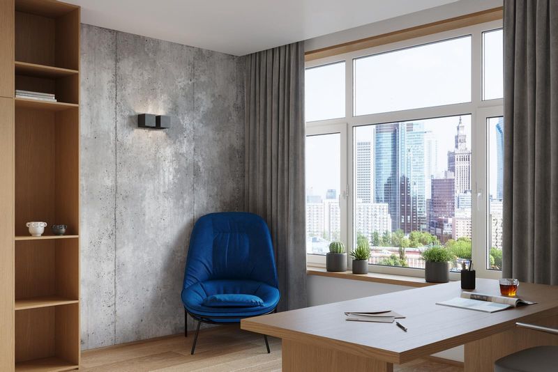 Kinkiet LAMPA ścienna SL.0657 metalowa OPRAWA kostki cubes czarne zdjęcie 4