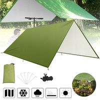 PLANDEKA PRZECIWDESZCZOWA, TARP DESZCZ MUCHA PŁÓTNO NAMIOTOWE, SKŁADANE