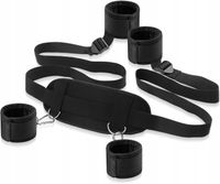 ZESTAW DO KRĘPOWANIA KAJDANKI NA RĘCE I NOGI - RÓŻNE SEX POZYCJE