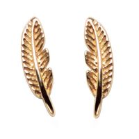 Złote kolczyki Staviori