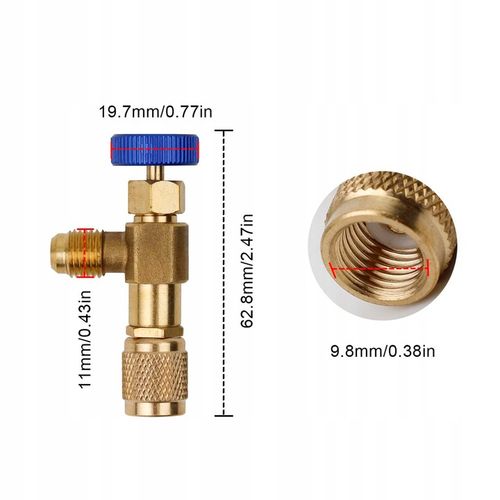Zestaw zaworów napełniających R32 R410a R600 R134a na Arena.pl