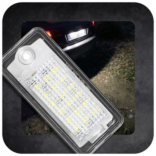 Podświetlenie Lampki LED Tablicy Rejestracyjnej Audi A3 8P A4 B6 B7 A6 na Arena.pl