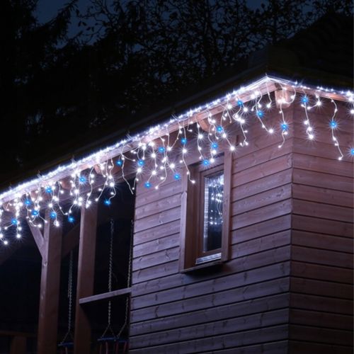 SOPLE LED 500 LAMPKI ZEWNĘTRZNE 18 m Światełka Świąteczne Zew IP44 + FLASH na Arena.pl