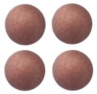 KULE CZEKOLADOWE DEKORACYJNE Brązowe Mokka 4 szt