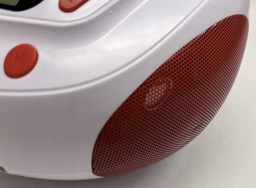 Metronic Odtwarzacz CD Circus z wejściem USB AUX czerwono biały cyrk na Arena.pl