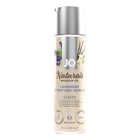 system jo   naturals massage oil lavender & tahitian vanilla 120 ml