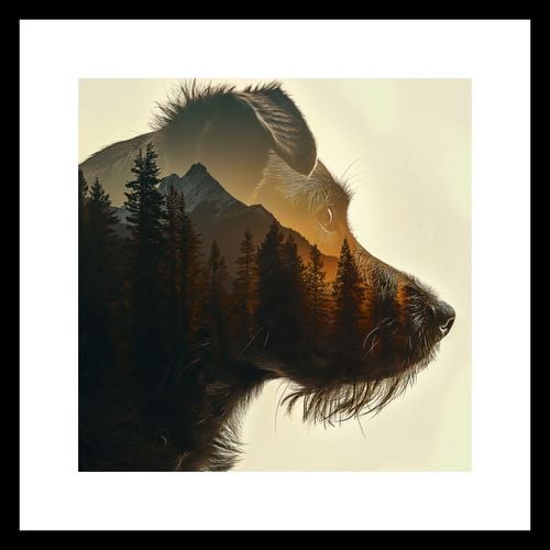 Plakat 20x20cm Psi Duch Lasu na Arena.pl