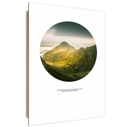 Deco Panel, Climb mountains minimalizm 40x50 na Arena.pl