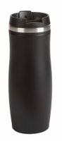 Kubek termiczny o podwójnych ściankach DARK CREMA, czarny