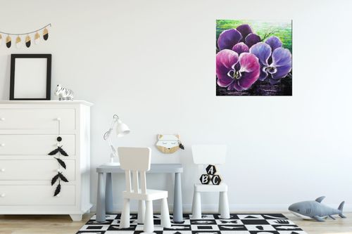 Obraz Drukowany 40X40 Storczyk Nad Stawem na Arena.pl