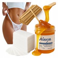 Depilacja bikini w domu pasta cukrową bez podrażnień intymna ZESTAW DUŻY