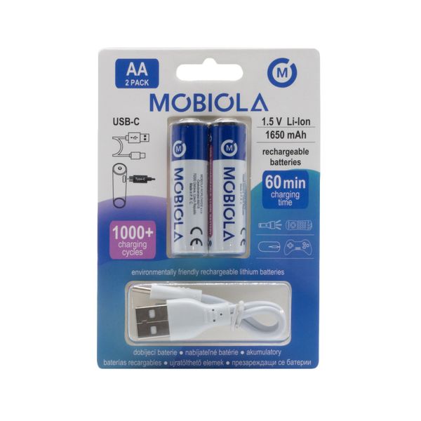 BATERIA / AKUMULATOR MOBIOLA  MBAA1650 USB-C zdjęcie 3