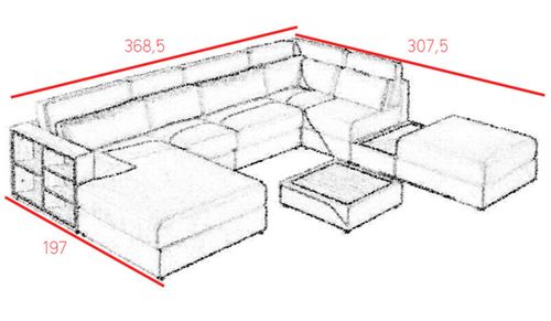 Narożnik Modułowy Palermo IV na Arena.pl