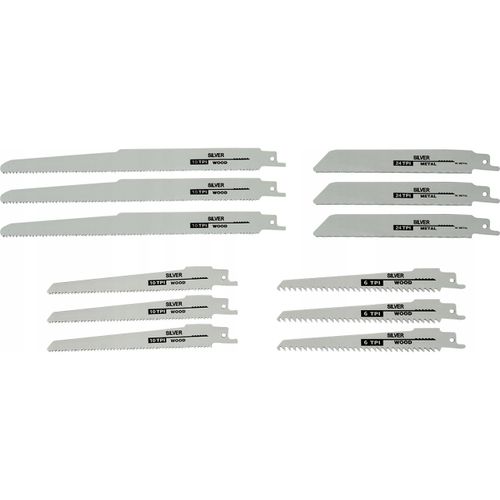 Brzeszczot do piły szablastej wyrzynarki zestaw 28 szt. SilverTools na Arena.pl