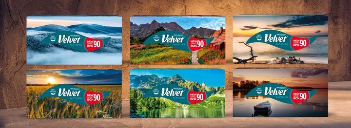 Velvet chusteczki Nature 10 opakowań zdjęcie 5