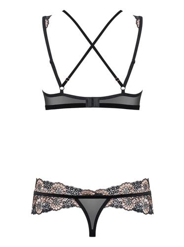 biustonosz stringi erotyczny komplet obsessive lxl na Arena.pl
