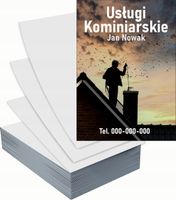 Ulotki A6 reklamowe firmowe 5000szt dużo różnych wzorów USŁUGI KOMINIARSKIE