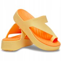 Crocs Wygodne Lekkie Damskie Buty Klapki Getaway Platform Toe Loop 38-39