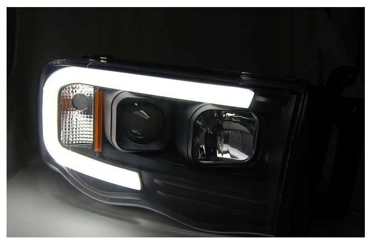 REFLEKTORY DODGE RAM 02-06R LED TUBE LIGHT BLACK zdjęcie 4