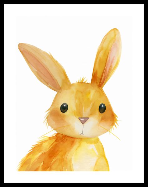 Plakat 30x40cm Słodki Zajączek zdjęcie 3