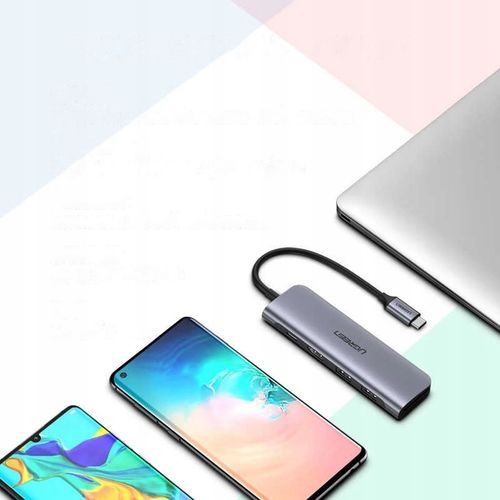 ADAPTER 6W1 UGREEN HUB USB-C DO USB, HDMI, SD 100W na Arena.pl