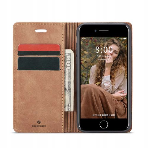 Spacecase Wallet Iphone 6/6S Light Brown na Arena.pl