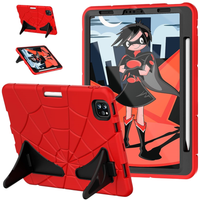 Etui Ochronne do iPad Air 4 Pro 11 10,9 Cali Czerwone z Miejscem na Rysik