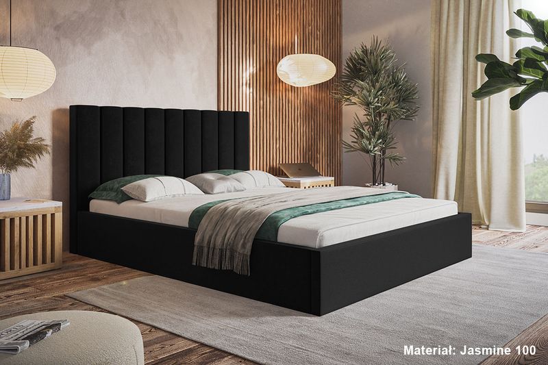 Łóżko Slim 9 tapicerowane 140x200 stelaż pojemnik zdjęcie 4