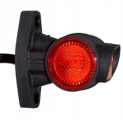 Lampa biało-czerwono-pomarańczowa LED gabarytowa PRAWA lampka na ramieniu na Arena.pl